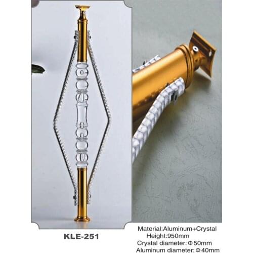 Freeshipping AMS-251 Acrylic PMMA Royal Indoor Decorative Modern Luxury Column Pole Pillar Baluster Post for Tube Stair