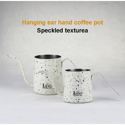 Stainless steel coffee moka pot pour over coffee maker gooseneck tea kettle portable espresso maker barista tools accessories