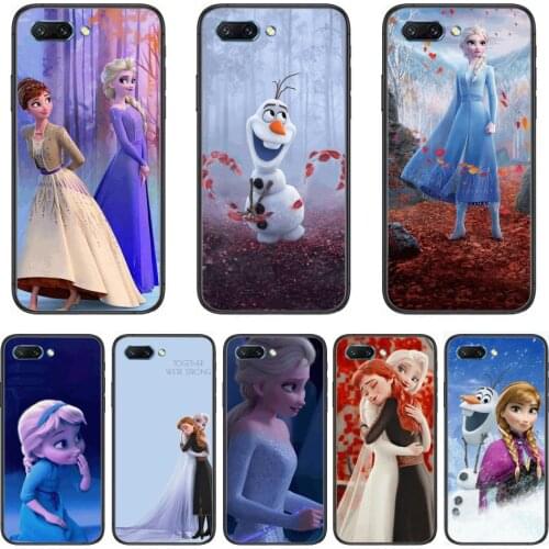 Disney Frozen Princess Elsa Anna clear Phone Case For Huawei Honor 10 9 8 7 N Pro Lite A C RU Black Etui Coque Hoesjes comic f