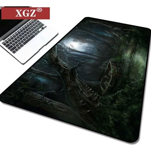 XGZ Dark Monster Cat Gaming Mouse Pad Large Notebook Anti-slip Mat Suitable for Peripheral Accessories Russia Promotional Csgo