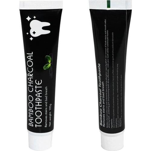 Black Bamboo Charcoal Teeth Whitening Toothpaste Oral Care Remove Stain Refresh Breath Toothpaste