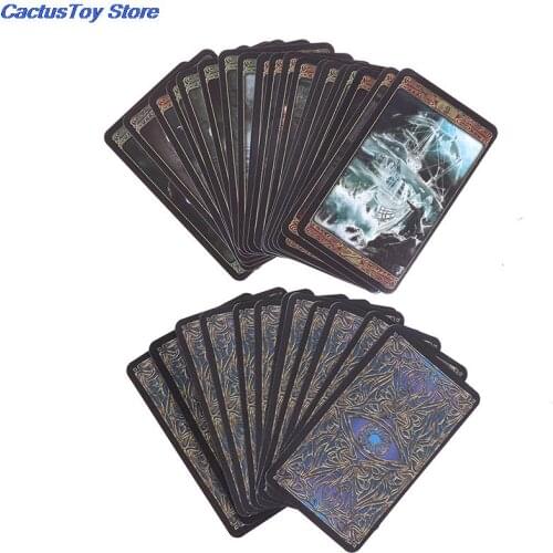 1Box Easy to carry Ghost Tarot Cards Playing Card Tarot Family Party Board Game Entertainment 78 Cards Toy