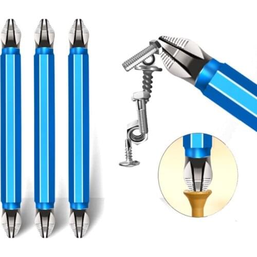 Magnetic Hex Shank Non-Slip PH2 Screwdriver Double Head Electric Screwdriver Bits Exactness Phillips Cross Head Power Tools