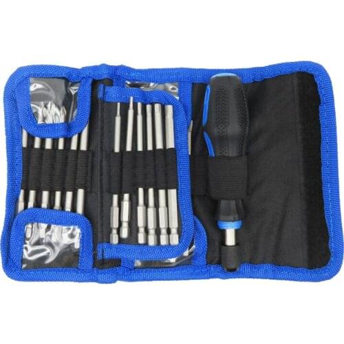 25-In-1 multifuncation screwdriver set Extra Long Range bits in the bag hand tool kits
