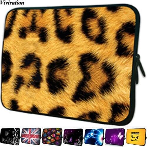 For Acer Aspire Vogue Leopard Pattern Prints Computer 11.6 Chromebook Sleeve Case Neoprene Laptop Bag 12" 12.2" 12.3" Zipper Bag
