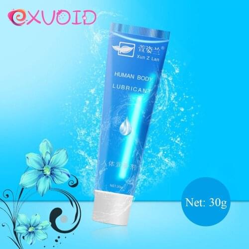 EXVOID Anal Lubricant Sex Toys for Women Men Enhance Pleasure Water-based Sex Lubricants Oil for Oral Vagina Silk Touch 30g