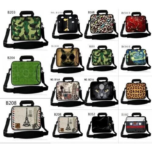 Laptop Shoulder Bag 13.3" 14" 15.6" 17" Notebook Case Waterproof PC Pouch Cover for Macbook/Dell/Lenovo