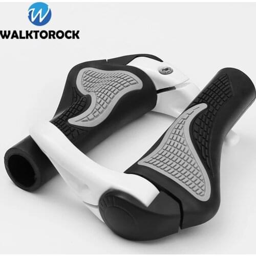 Bicycle Grips Rubber Carbon Anti-Skid Bicycle Handles MTB Grips Bike Handlebar Lock On bar End Casing Sheath Shock Absorption