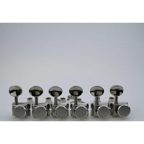 Kerrey Vintage Nickel Lock String Tuners Electric Guitar Machine Heads Tuners For ST TL Guitar 1 Set Tuning Pegs