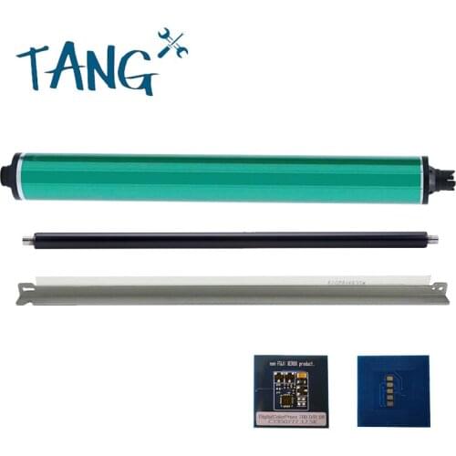 1Sets Color Drum cleaning Blade+Chip+PCR Charge Roller+100000 Pages OPC Drum For Xerox 700 700i C75 J75 Color 550 560 Drum kit