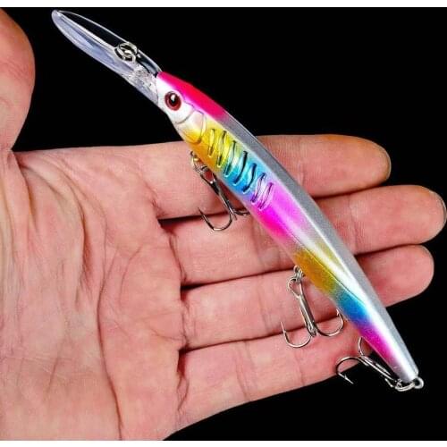 1pc 15.2cm 12.5g Minnow Fishing Lures Hard Lure Balancer Fishing Tackle 6# Hook Wobbler Artificial Bait Hard Lure
