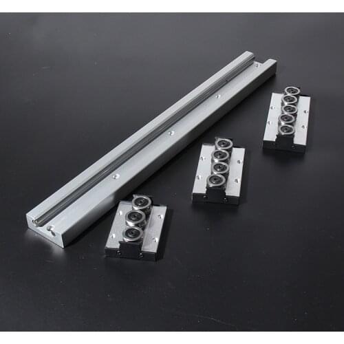 1pcs SGR20 L1000mm +1pcs SGB20UU block multi axis core linear Motion slide rail aluminum guide