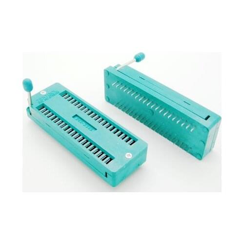 2.54mm 40P locking seat chip test socket DIP base integrated circuit socket connector