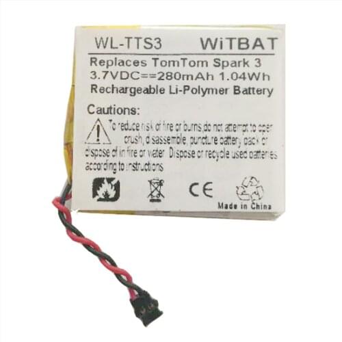 TTVXO for 280mAh TomTom Spark 3 Smartwatch Battery PP332727