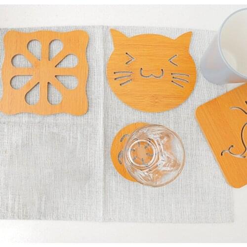 Anti-scalding Bamboo Insulation Table Mat Japanese Place Mat Plate Dish Mat Pot Mat Bowl Mat Dinner Plate Plate Mat Coaster