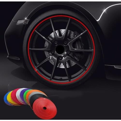 8m Car Styling Wheel Hub Tire Stickers For Audi TT TTS RS 8S 8J A3 8V A4 B9 B8 A6 C7 C8 Q2 Q3 8U Car Accessories