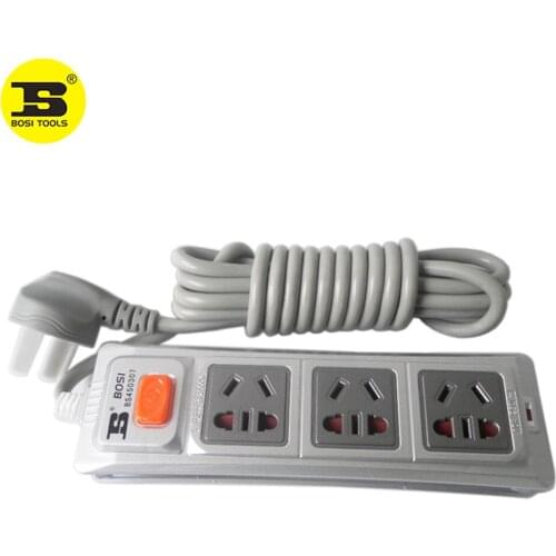 Free shipping BOSI 3-outlet power strip surge protector for home office