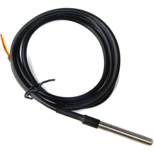 5pcs Digital Water Temp probe Waterproof Flexible Temperature temp sensor Ds18b20