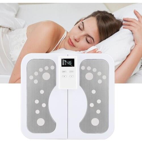 Electric EMS Foot Massage Pad 10 Modes Foot Massager Remote Control Foot Massage Instrument Machine Relieve Pain Spa Health Care