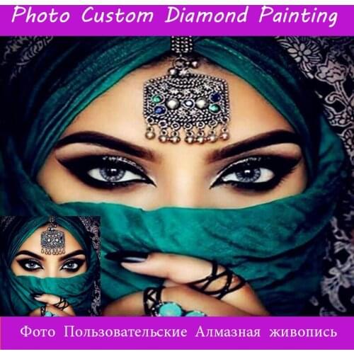 Photo Custom DIY 5D Diamond Painting Full Round Drill Rhinestones Mosaic Diamond Embroidery Cross Stitch Manual Gift Home Decor
