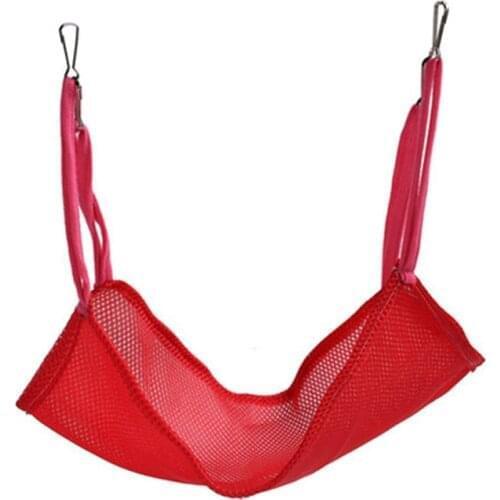 Breathable Hamster Hanging Bed Chinchilla Hammock Cage Mesh Bed Bird Rabbit Bed Mat Small Animals Cages Pet Supplies