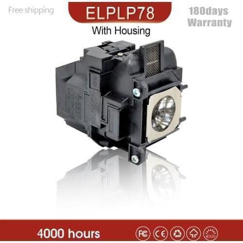 Kaita Replacement Projector Lamp Bulb ELPLP78 for EPSON EB-945/EB-955W/EB-965/EB-98/EB-S17/EB-S18/EB-SXW03/EB-SXW18