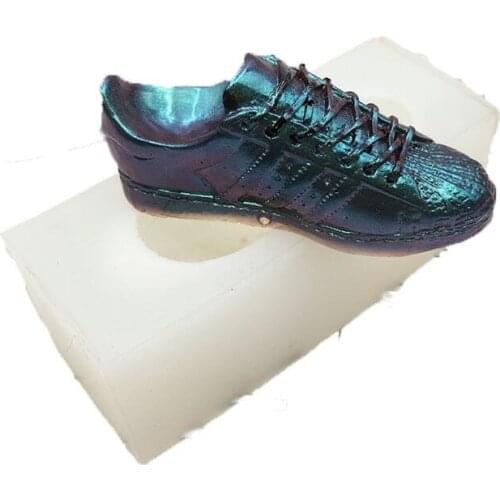 Handmade 3D Sneakers Shoes Pendant Silicone Mold Resin Jewelry Making Tools
