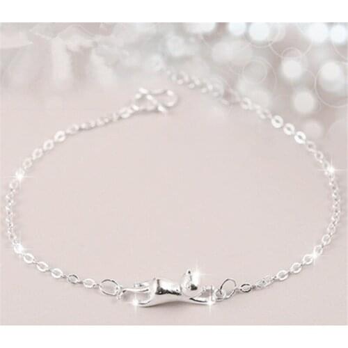 Cute Little Kitty Bracelet Hanging Kawaii Cat Bracelet Handmade Lovely Cat Bracelet For Girl For Birthday Gift