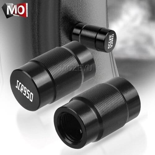 Motorcycle CNC Vehicle Wheel Tire Valve Air Port Stem Caps Covers Plug For Yamaha SCR950 SCR 950 2017-2018
