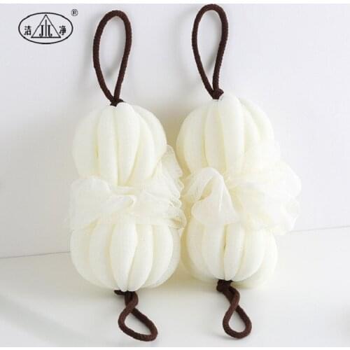 Men Women Soft Bath Sponge Towel Rub Brush Pull Back Towel Body Rub Sponge Belt Tool Bathroom Cleaning Tools Wash Accessories