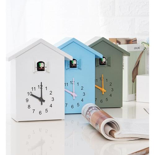Wall Clock Modern Design Bird Cuckoo Quartz Decorative Living Room Horologe Clock Timer Home Decoration Gifts Hanging Wall Watch