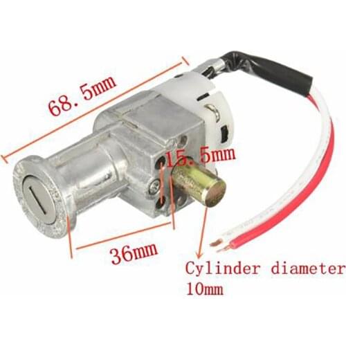 Universal Battery Chager Mini Lock with 2 keys For Motorcycle Electric Bike