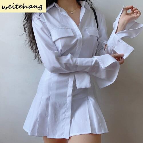 Weitehang Blouses With Sleeves