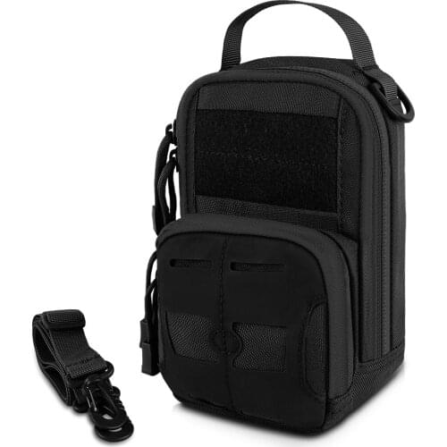 1000D Tactical Molle Bags Waist Bag EDC Pouch Outdoor Shoulder Bag Durable Military Hunting Camping Accessory Bag Daily Pouch