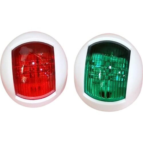 2pcs 12-24V Yacht LED Navigation Lamp Marine Boat Side Lights Signal Lamp
