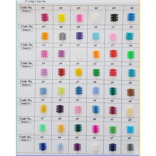 48packs/Set Dental Orthodontic Elastic Ligature Ties Bands Light Force Premium Quality