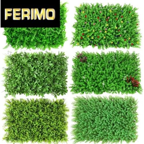 60*40cm Artificial Plant Lawn DIY Background Wall Simulation Grass Leaf Wedding Home Decor Green Eucalyptus Artificial lawn