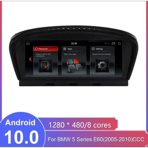 8.8"Touch Android 10.0 Car multimedia GPS for (2003-2010)BMW5 series E60 E61 E63 E64 with GPS Navigation WiFi (CCC Systerm)