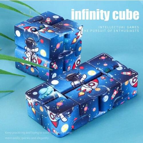 Childrens Sensory Toys Antistress Ball Fingertips Decompress Infinity Cubes For Relaxing Portable Lightweight Magic Puzzle Toys