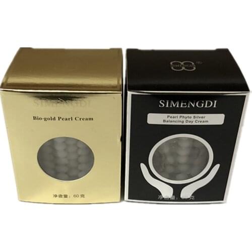 Hot sale 2pcs/lot Skin Care SIMENGDI Day Cream + Bio gold pearl cream night firming whitening cream Moisturizing Anti Winkles