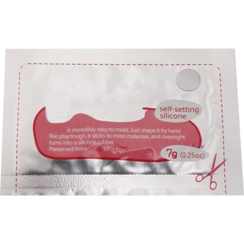 Moldable Glue Self Adhesive Clay Self Setting Silicone Dough Clay Repair Rubber DIY Accessories Black/White