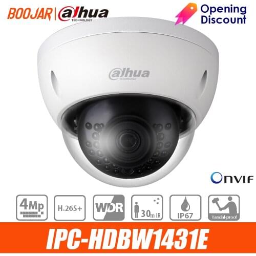 Dahua ip camera IPC-HDBW1431E 4MP WDR IR Mini-Dome Network Camera