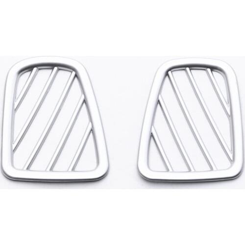 JY ABS Silver A/C Air Conditioning Vent Adornment Cover Trim Car Styling Accessories Sticker For Kia Sportage QL 2015 -2018