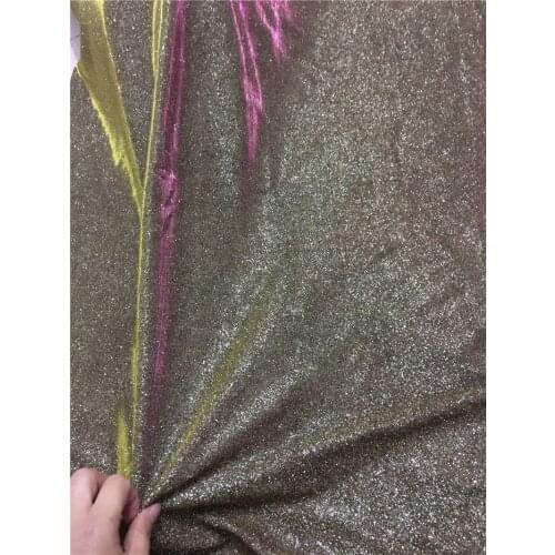 Top quality french lace fabric african lace fabric YG-300 with shinny embroidery mesh tulle fabric