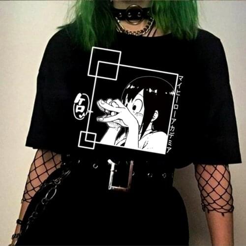 Tsuyu Asui Froppy My Hero Academia Classic T-Shirt Anime Kawaii Short-sleeved Shirt Unisex