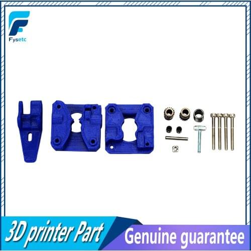 1set Drivegear Kit Dual Drive Gear Extruder Kit Blue Cloned Btech Upgrade For Prusa i3 3D Printer Gear Mini Bowden Extruder
