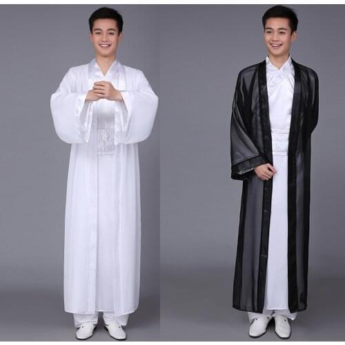 Chinese National Hanfu Ancient China Costume Men Clothing Traditional Tang Suit Stage Qing Dynasty Oriental Robe Costumes DN2584