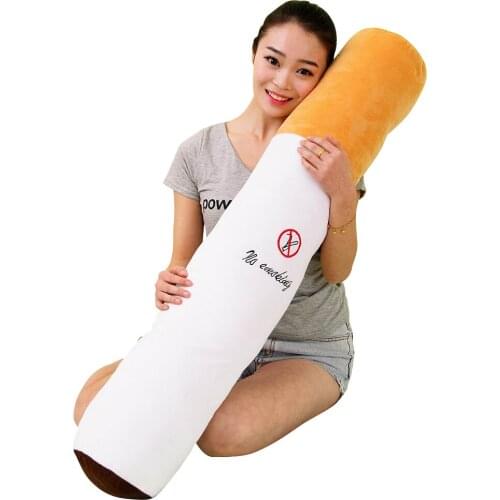 1pcs 80cm Smoking cylindrical sleeping Cigarette pillow Boyfriend birthday gift plush toys