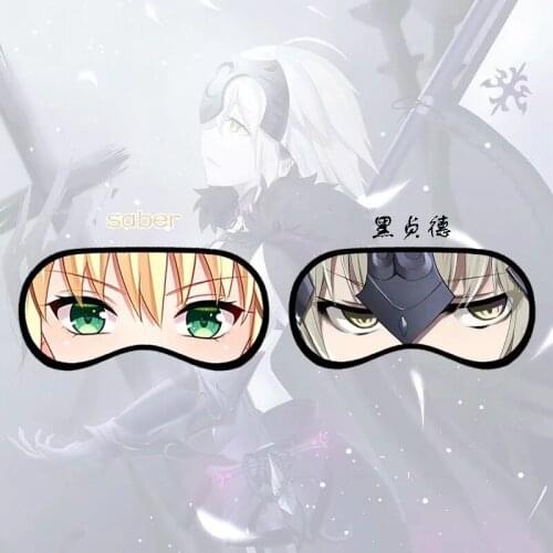 New Fate/Grand Order Anime Eye Patch Anime Sleep Blindfold Fushiguro Megumi Alter Saber Casual Eyepatch Breathable Cute Cartoon