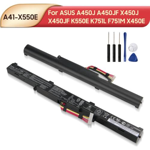 Original Replacement Laptop Battery A41-X550E For ASUS A450J A450JF X450J X450JF K550E K751L F751M X450E X550z X550za X751m